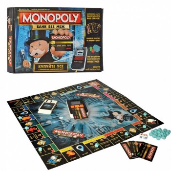 Настольная игра "Монополия. Банк без границ" с терминалом, арт. 4007